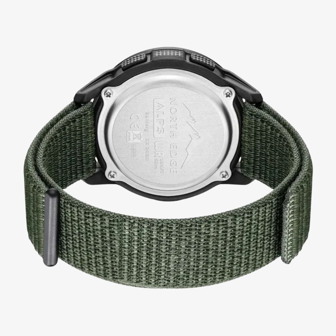 Peak Quest North Edge Watch - Unisex - Army Green