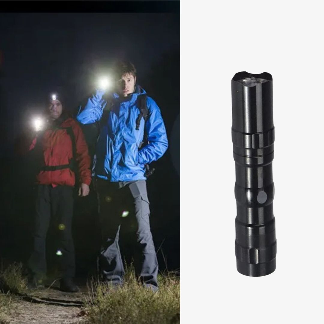 Peak Quest Ultra-Bright Outdoor Mini Torch - 3W LED