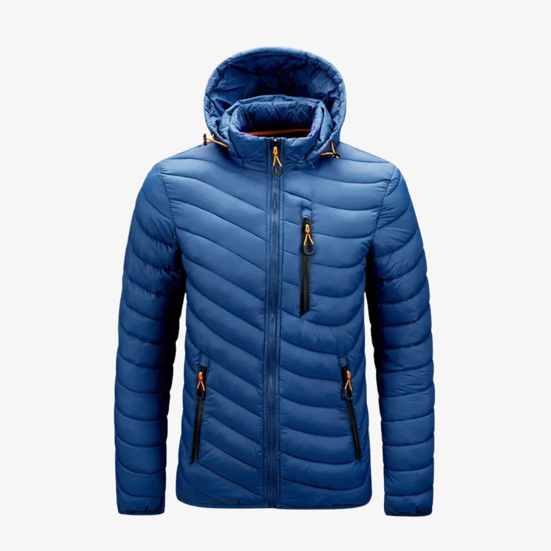 Peak Quest Ultra Light Hooded Down Jacket - Men's - Blue