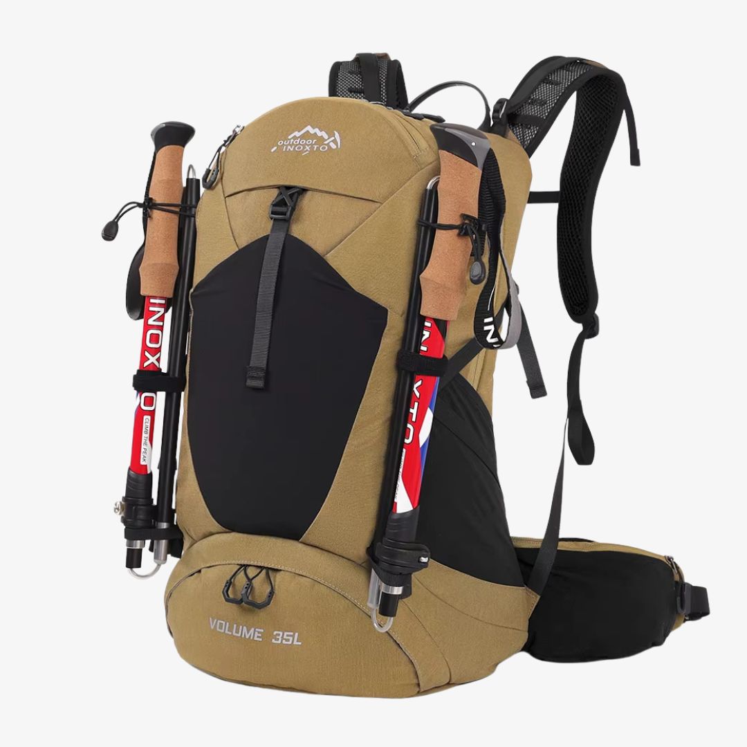 Peak Quest 35L Outdoor Backpack - Brown