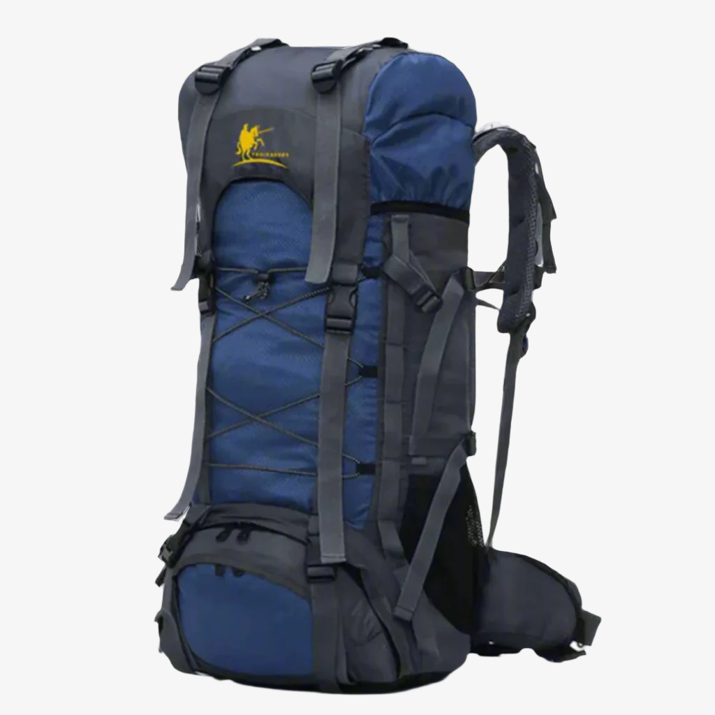 Peak Quest Discovery 60L Outdoor Backpack - Navy Blue